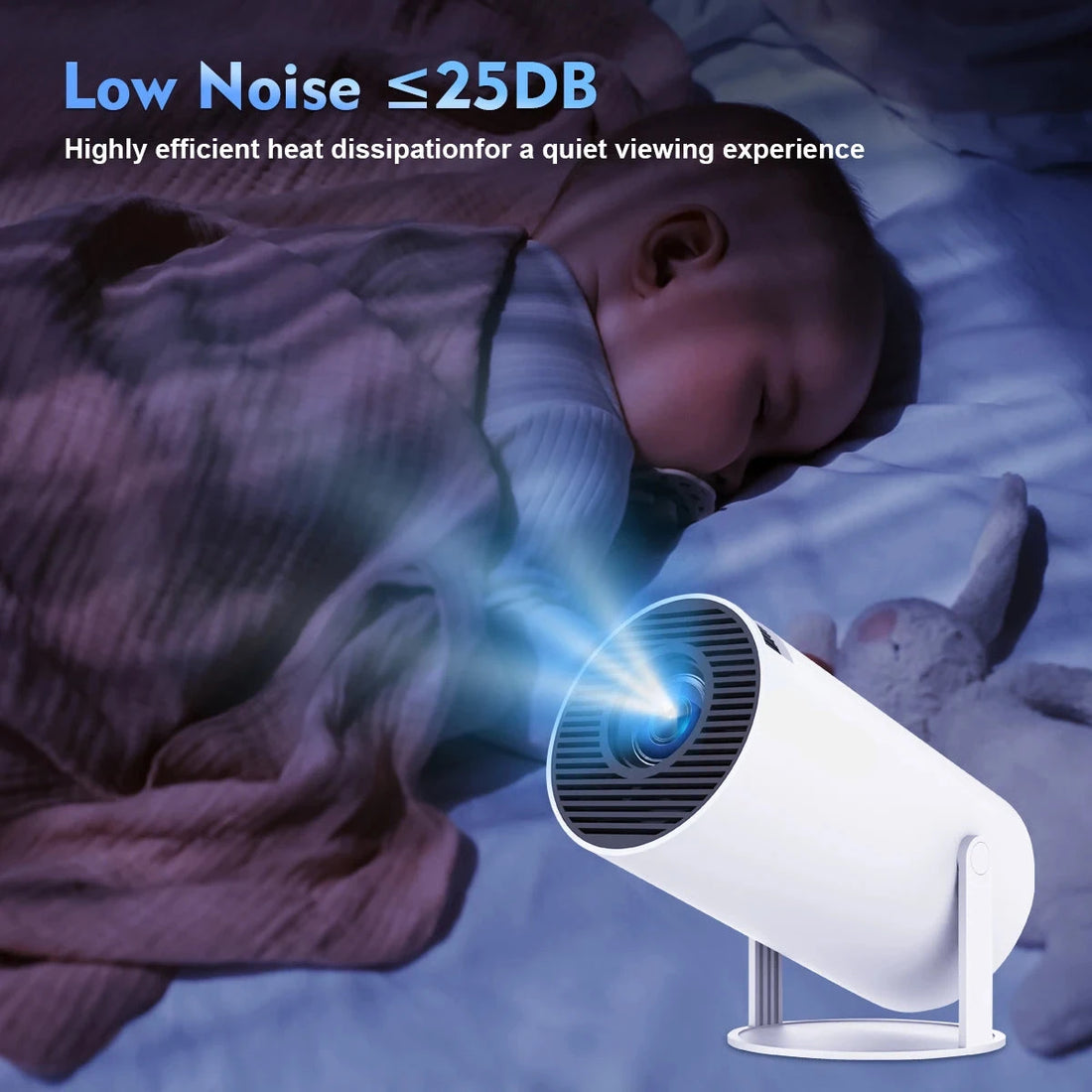 Portable Projector Pro Android 11 1080P Home Cinema