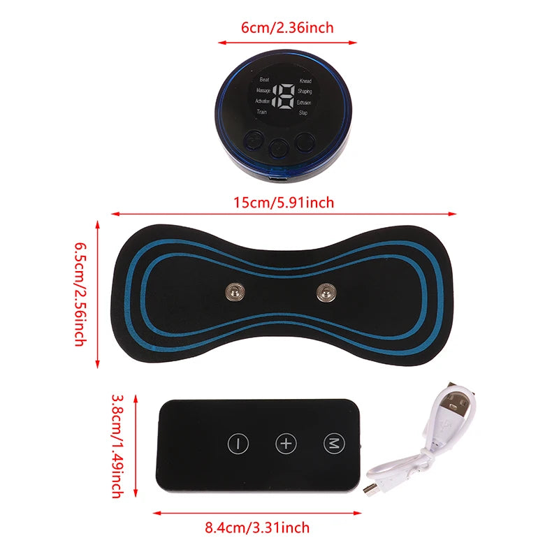 Mini Portable Electric Pulse Neck Massager