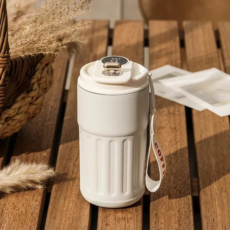 Thermos Bottle Intelligent Temperature Display Stainless Steel Thermal Cup