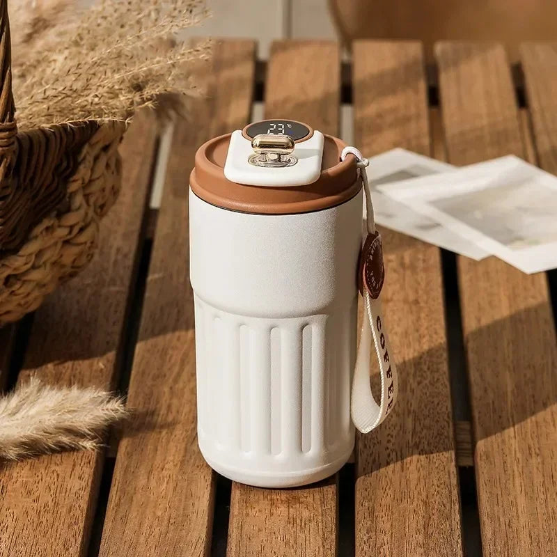 Thermos Bottle Intelligent Temperature Display Stainless Steel Thermal Cup