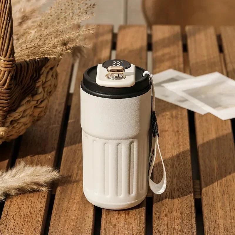 Thermos Bottle Intelligent Temperature Display Stainless Steel Thermal Cup