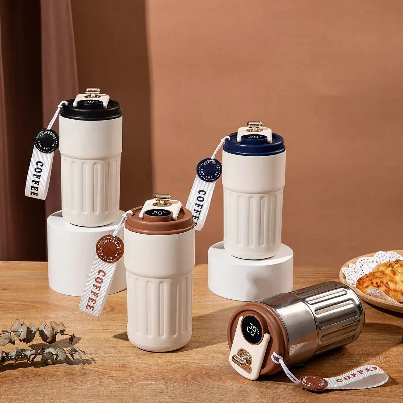 Thermos Bottle Intelligent Temperature Display Stainless Steel Thermal Cup