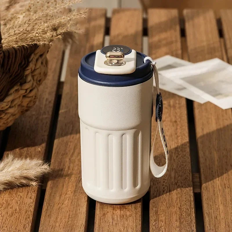 Thermos Bottle Intelligent Temperature Display Stainless Steel Thermal Cup