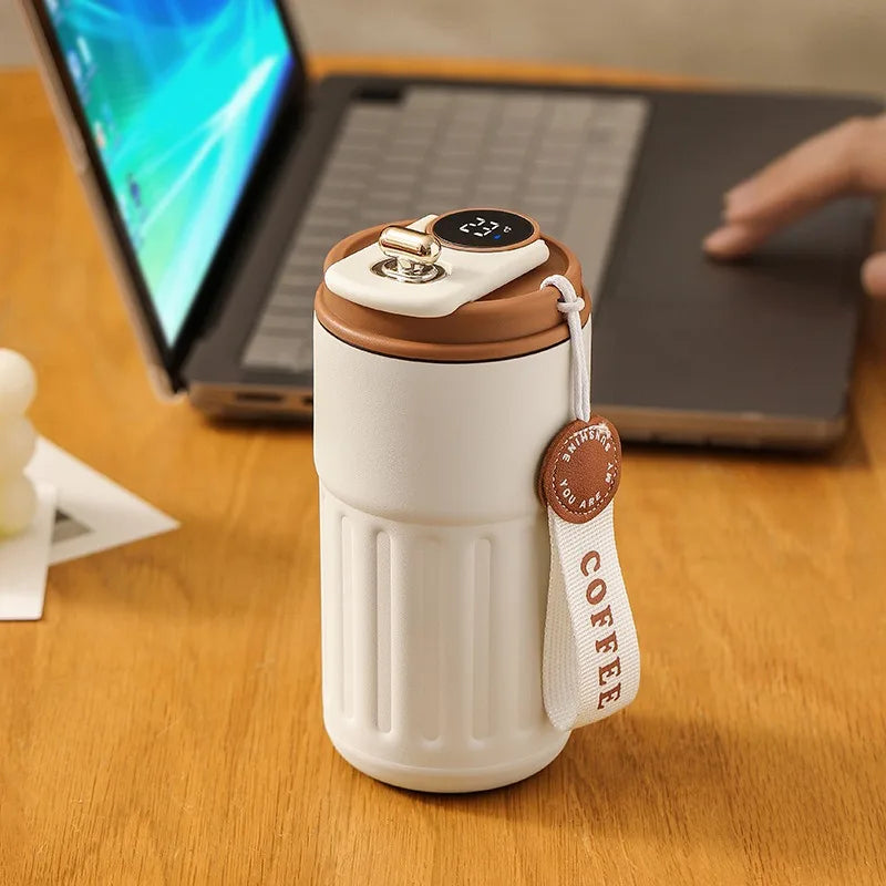 Thermos Bottle Intelligent Temperature Display Stainless Steel Thermal Cup